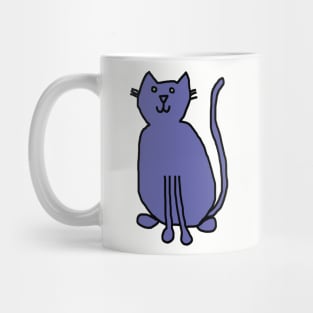 Very Peri the Periwinkle Blue Cat Color of the Year 2022 Mug